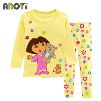 Dziecięca piżama z długim rękawem odzież Dziecięca piżama Dziecięca odzież zestawy dla chłopców piżama dziewczynek piżama piżamy kreskówka