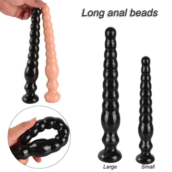 Długi korek analny analne koraliki wtyk duży tyłek wtyczkę anal dildo masturbator sex zabawki dla kobiet, mężczyzn masażer prostaty erotyczny intymny dobry