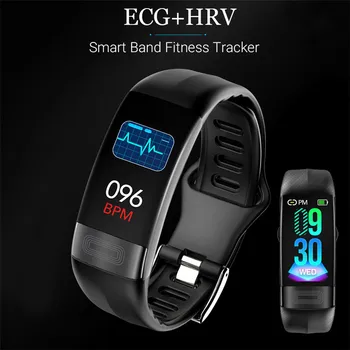 EKG PPG HR/BP Smart Band Watch HRV Form 24 H fitness-tracker opaskę Smartband dla IOS/Xiaomi/Honor PK Mi Band 4/Verga 5 Not
