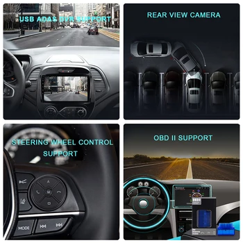 EKIY IPS Android 9.0 Car Radio HU do Peugeot 207 2006-stereo multimedialny Радиоплеер GPS nawigacja z Canbus WIFI DVD