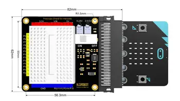 Elecrow BBC Micro bit Prototype Expansion Board Control Electronic Circuits for BBC micro: bit DIY Kit Mini Breadboard