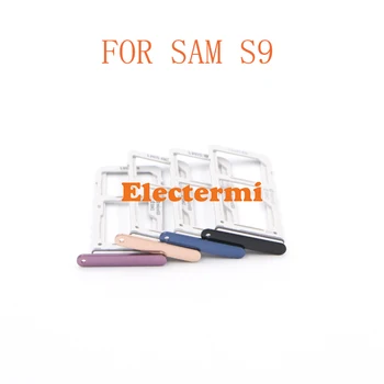 ELECTERMI 30szt podwójne gniazdo karty Sim do Samsung Galaxy S8 G950F S8 Plus S9 S9 PLUS karta SD podajnik uchwyt zasilacz