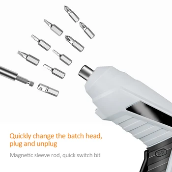 Elektryczny wkrętak 3,6 v przenośna USB ładowanie Bezprzewodowe akumulator ręczne bezprzewodowa praktyczna wiertarka źródła zasilania elektronarzędzia