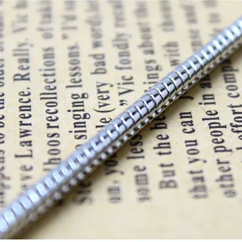 ELESHE 5SZT Silver Fashion Color Bracelet&Bangle For Women DIY European Charm Beads Snake Chain Bracelet DIY Jewelry Accessories