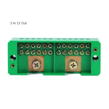Eletric Wire Junction Box ветвящаяся skrzynia Wire Connection Box 2 In 4 6 8 12 Out for House Factory School Hotel Use