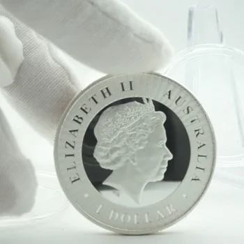 Elżbieta II do kolekcji Australia kangur srebrna moneta