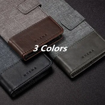 Etui do Sony Xperia XZ premium sztuczna skóra+płótno biznesu styl portfel etui klapka Folio case do Sony XZ F8331 F8332 etui