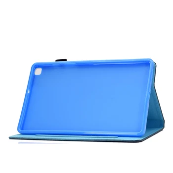 Etui Do Tabletu Samsung Galaxy Tab A7 10.4 2020 T500 T505 Slim Śliczne Klapki Wzór Uchwyt Z Gniazdem Dla Kart Shell Skórzany Pokrowiec