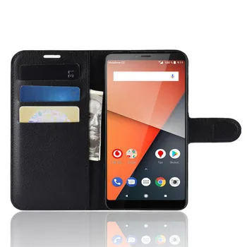 Etui do telefonu Vodafone Smart X9 Flip PU Leather tylna pokrywa etui do smartfona Vodafone Smart Speed 6 VF795 Coque Funda Case