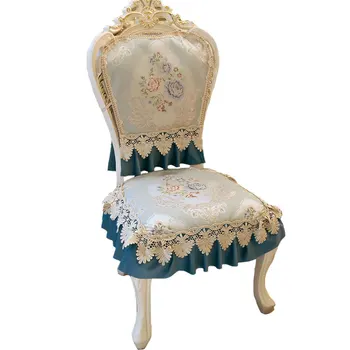 Europejski Letni Pokrowiec Na Krzesła Hollow Koronki Luksusowe Etui Dla Tych Krzeseł Żakardowe Poduszki Oparcia Domowych Dekoracji Krzeseł Biurowych