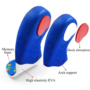 EVA Plac ortopedyczna wkładka dla płaskostopia Arch Support Kids foot flat foot inserts OX Leg ortopedyczna wkładka opieki wstaw Pad