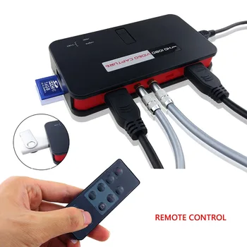 EZCAP 284 1080P HDMI Game HD Video Capture Box Grabber dla konsoli XBOX PS3 PS4 TV Medical Online Video Live Streaming Video Recorder
