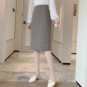 Fa8106 2019 nowa jesień zima moda damska casual sexy spódnica kawaii plus rozmiar spódnica plus rozmiar spódnica wysokiej talii spódnica