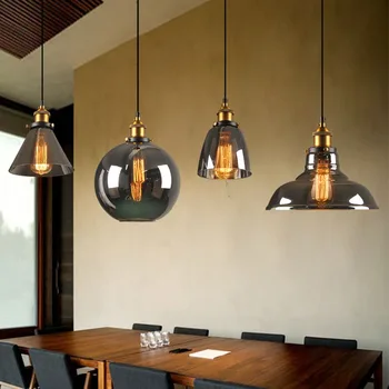 Feimefeiyou prosta, amerykańska szklany żyrandol dostępny retro przemysłowy wiatr kawiarnia bar одноголовочное oświetlenie restauracji