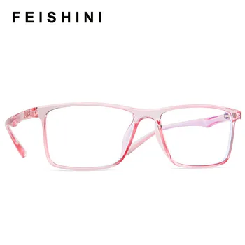 Feishini 2020 Anti Blue Light Glasses Blocking Filter Zmniejsza Napięcie Punktów Przezroczyste Gry Komputerowe Okulary Mężczyźni Poprawiają Komfort