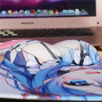 FFFAS 3D Rem podkładka pod mysz Podkładka wygodny ergonomiczny Oppai piersi anime dziewczyna gracz nadgarstek wakacje mysz do laptopa PC