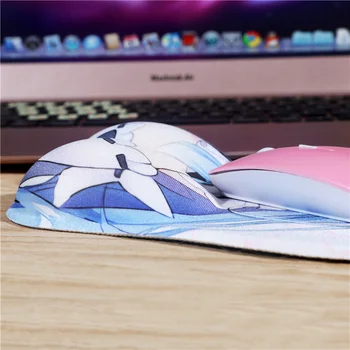 FFFAS 3D Rem podkładka pod mysz Podkładka wygodny ergonomiczny Oppai piersi anime dziewczyna gracz nadgarstek wakacje mysz do laptopa PC