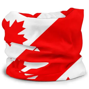 Flaga Kanady Kanada Liść Klonu Szalik Na Szyi Maska Do Twarzy Unisex Moda Rurka Maska Bezszwowa Opaska Na Czoło Wiatroszczelna Opaska Jazda Na Rowerze, Piesze Wycieczki