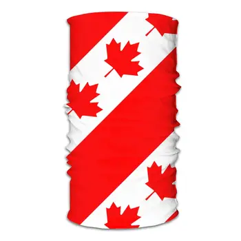Flaga Kanady Kanada Liść Klonu Szalik Na Szyi Maska Do Twarzy Unisex Moda Rurka Maska Bezszwowa Opaska Na Czoło Wiatroszczelna Opaska Jazda Na Rowerze, Piesze Wycieczki