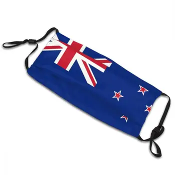 Flaga Nowej Zelandii Jednorazowa Maska Do Twarzy Mężczyźni Kobiety Przeciwpyłowa Osłona Maski Usta Муфель