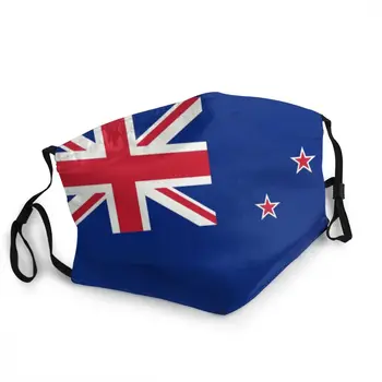 Flaga Nowej Zelandii Jednorazowa Maska Do Twarzy Mężczyźni Kobiety Przeciwpyłowa Osłona Maski Usta Муфель