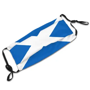 Flaga Szkocji jednorazowa maska na twarz do ust przeciwpyłowa osłona maski muflowy Maska z filtrem
