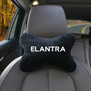 Fotelik Head Neck Rest masaż auto poduszka Memory Space szyjny zagłówek samochodowy etui do hyundai ELANTRA akcesoria