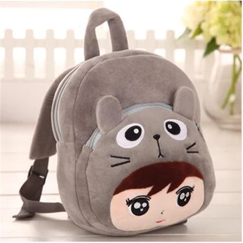 FUDEAM miękki pluszowy kot kreskówka królik Panda dzieci plecak dla dzieci przedszkole słodkie zwierzęta szkolny plecak dziewczynki chłopcy plecaki