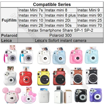 Fujifilm Instax Mini 9 folia 100 arkuszy z 96 albumami fotograficznymi dla Fuji Instax Mini 7s 8 9 70 25 90 SP-1 SP-2 Liplay Instant Camera
