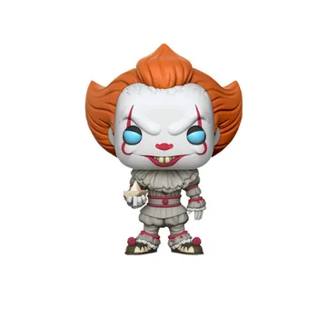 Funko POP Movie Stephen King ' s It Joker Clown Character PENNYWISE winylu lalki, figurki, zabawki model dla dzieci prezent