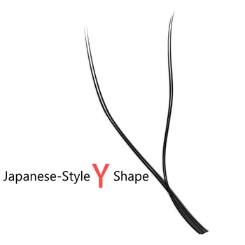 FunMix Y Shape C Curl ręcznie sztuczne норковые rzęsy Japoński styl siatki obszerne rzęsy, naturalny, miękki wysokiej jakości