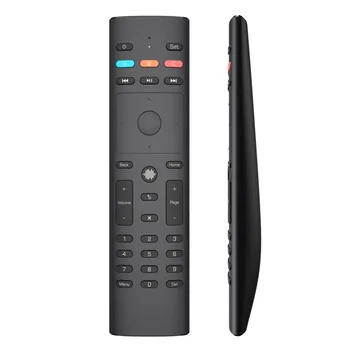 G40 Voice Search Air Mouse 33 klawisze IR Learning Gyro 2.4 G Smart Remote Control for Apple TV For Roku For Vizio Android TV BOX