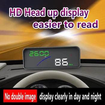GEYIREN P9 hud-head up display two display model car speed projector wyświetlacz prędkościomierza w samochodzie HUD speed car accesories