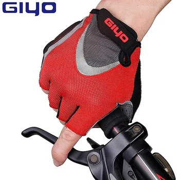 Giyo Arc Light jazda na Rowerze połowa palców rękawiczki żel krzemionkowy rower wodoodporna tkanina unisex rękawiczki MTB rower rękawiczki Guantes Ciclismo