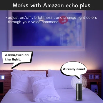 GLEDOPTO ZIGBEE zll link light RGBWW/CW led strip smart controller app work kompatybilny z Amazon Echo Plus i ZIGBEE 3.0