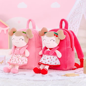 Gloveleya pluszowy plecak dziewczyny plecak cherry girl lalka plecak Qute torba dla dzieci prezent dla dziewczyny prezent
