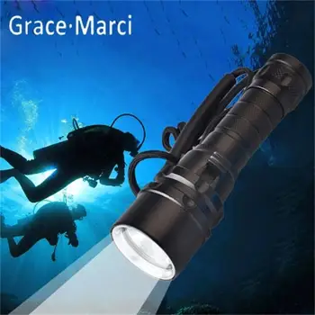 GM Diving Flashlight 1000 lumenów CREE LED UV Torch reflektor podwodny głębokości 100 m latarka UV