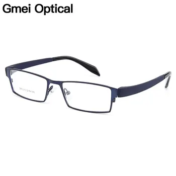 Gmei Optical Men Titanium Alloy Eyeglasses Frame for Men Eyewear elastyczne whisky nogi IP galwaniczny stop punkty Y812