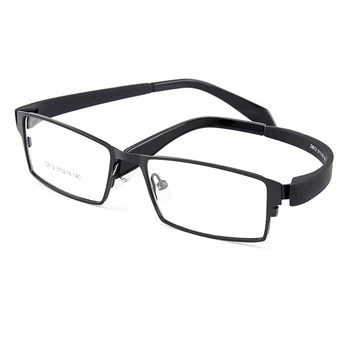 Gmei Optical Men Titanium Alloy Eyeglasses Frame for Men Eyewear elastyczne whisky nogi IP galwaniczny stop punkty Y812