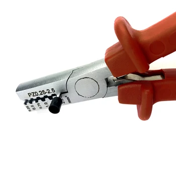 Gofrownicy rury zacisk 1.5-6mm szczypce pince a sertir szczypce końcówka kabla do zaciskania narzędzia ręczne alicate crimpador 0.25-2.5 mm