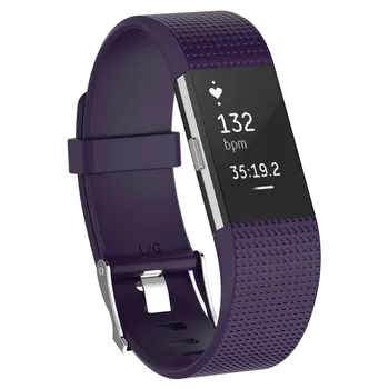 Gorąca sprzedaż wymiana paska bransoleta Miękki silikonowy pasek do zegarka pasek do Fitbit Charge 2 watch Band 100 szt., szybka wysyłka DHL
