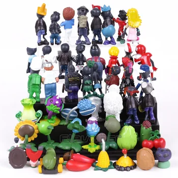 Gorąca Wyprzedaż!!! Nowa popularna gra PVZ Plants vs Zombies PVC figurki kolekcjonerskiej model zabawki prezenty 48 szt./lot