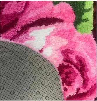 Gorąco sprzedaży wysokiej jakości dywan sztuka dywan 3D różowy dywanik do sypialni nocne maty antypoślizgowe różowy dywan i dywan niebieski, różowy