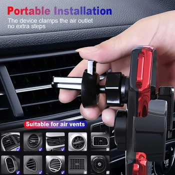 Gravity Car Phone Holder for Car Air Vent / CD Slot Mount Phone Holder Stand for iPhone Samsung Smartphone Mobile Phone Holder