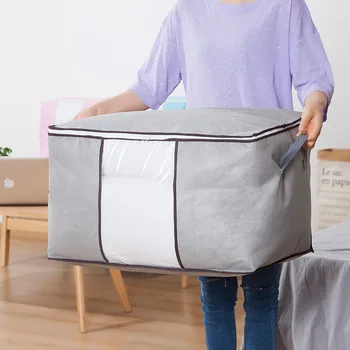 Gruba Drogowa нетканая pikowana torba pikowana torba do przechowywania sekcja pozioma pionowa sekcja odzież Flnishing Bag Home Storage
