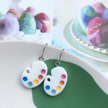 Gumtree DIY zabawny mini paleta kolczyki artysta kolczyki rpg EarringsA prezent na Urodziny wykwintne biżuteria