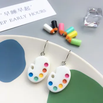 Gumtree DIY zabawny mini paleta kolczyki artysta kolczyki rpg EarringsA prezent na Urodziny wykwintne biżuteria