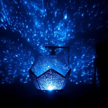 Gwiaździste niebo Night Light USB Rechargable Celestial Star Projector Decor Astro Romantic Sky Dropshipping Lamp Cosmos Y5G8