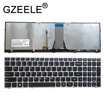 GZEELE US English Backlit Keyboard Silver for Lenovo G50 Z50 B50-30 G50-70A G50-70H G50-30 G50-45 G50-70 G50-70m Z70-80