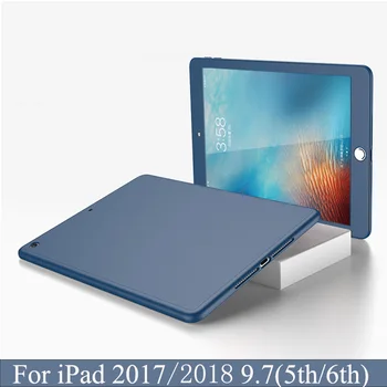 Hartowane szkło dla Apple iPad 9.7 2017 2018 5th 6th A1823 A1822 A1893 A1954 Case 360 stopni os tylna kompletna pokrywa silikonowa osłona